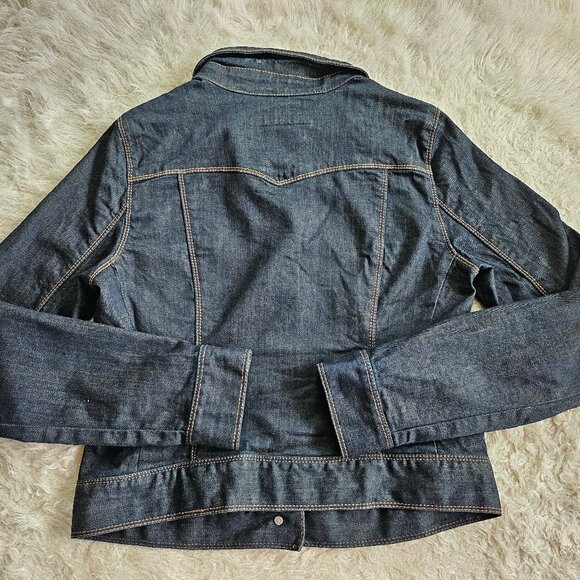 Calvin Klein Jeans Women Denim Jacket Size: L - Picture 3 of 8